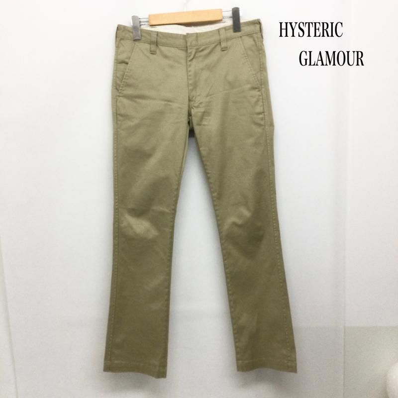 美品 HYSTERIC GLAMOUR オリーブグリーン チノパン 新品】HYSTERIC GLAMOUR ヒステリックグラマー チノパン S 【公式通販】
