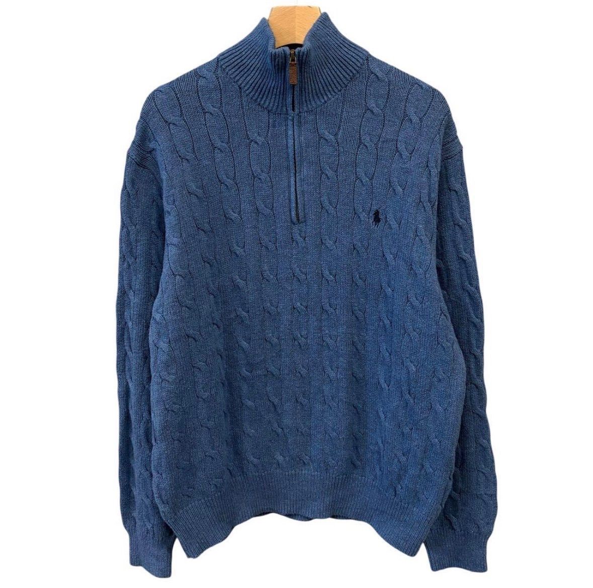 Polo Ralph Lauren ポロラルフローレン ハーフジップニット ケーブル 