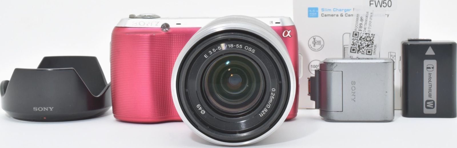 D07[7519]6 ソニー SONY α NEX-C3 ボディ 18-55mm レンズキット