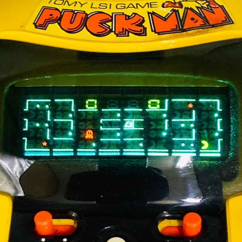 動作確認済み】【箱／取説付き】トミー LSIゲーム パックマン PUCK MAN