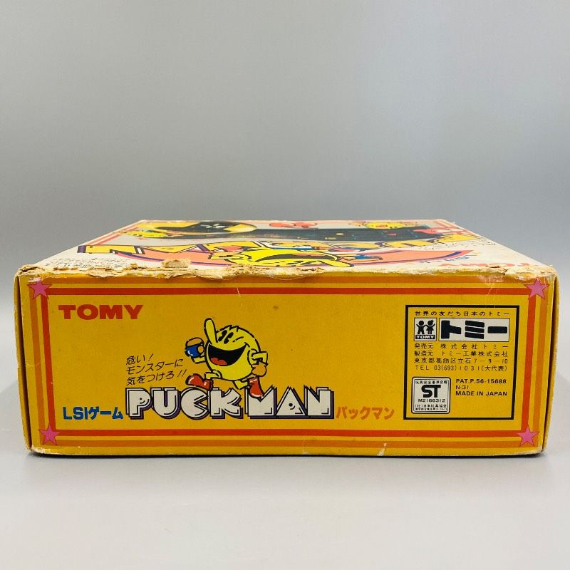動作確認済み】【箱／取説付き】トミー LSIゲーム パックマン PUCK MAN