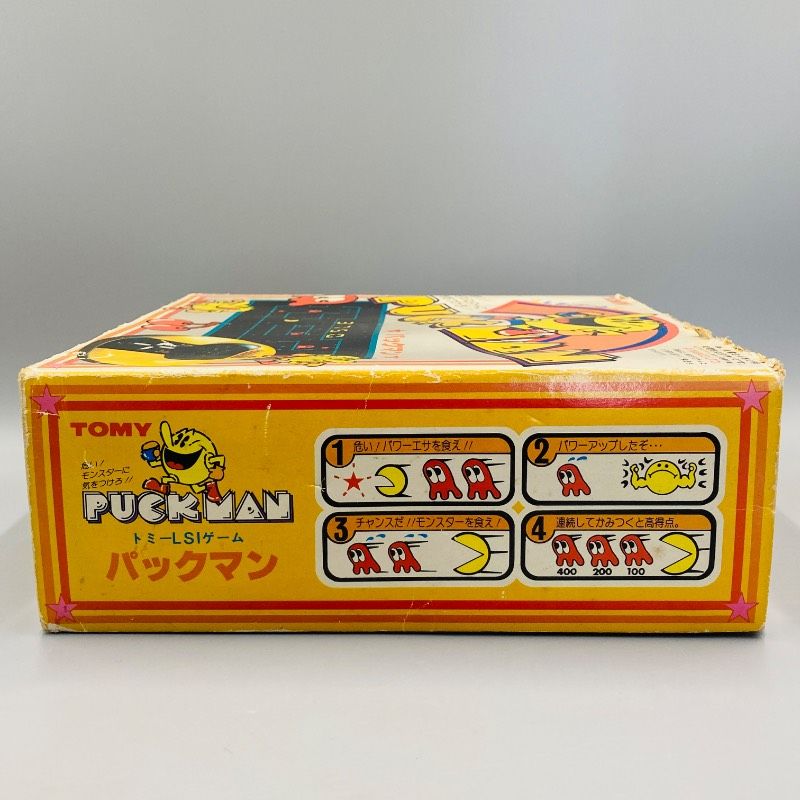 動作確認済み】【箱／取説付き】トミー LSIゲーム パックマン PUCK MAN