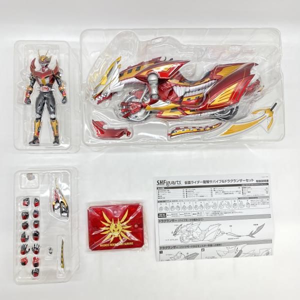 中古】 開封) S．H．Figuarts 仮面ライダー龍騎サバイブ