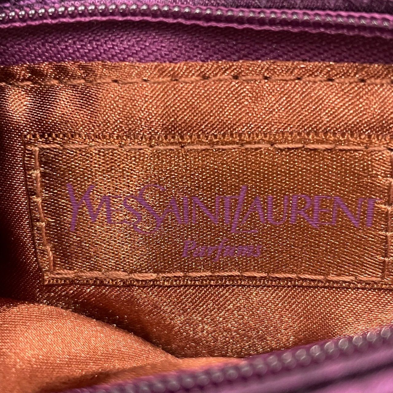 美品 Yves Saint Laurent イヴサンローラン 化粧ポーチ マルチポーチ 