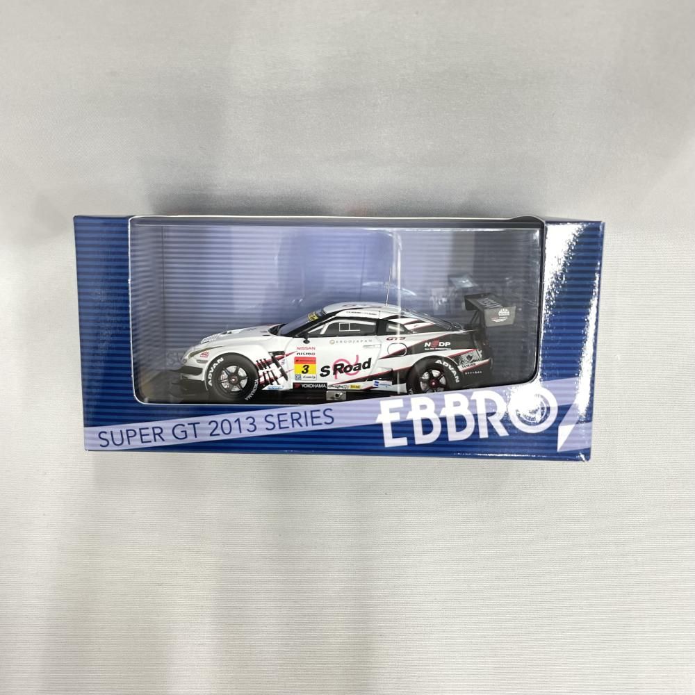 中古】1/43 ｴﾌﾞﾛ S Road NDDP GT-R SUPER GT300 2013 No.3 (WHITE)[79