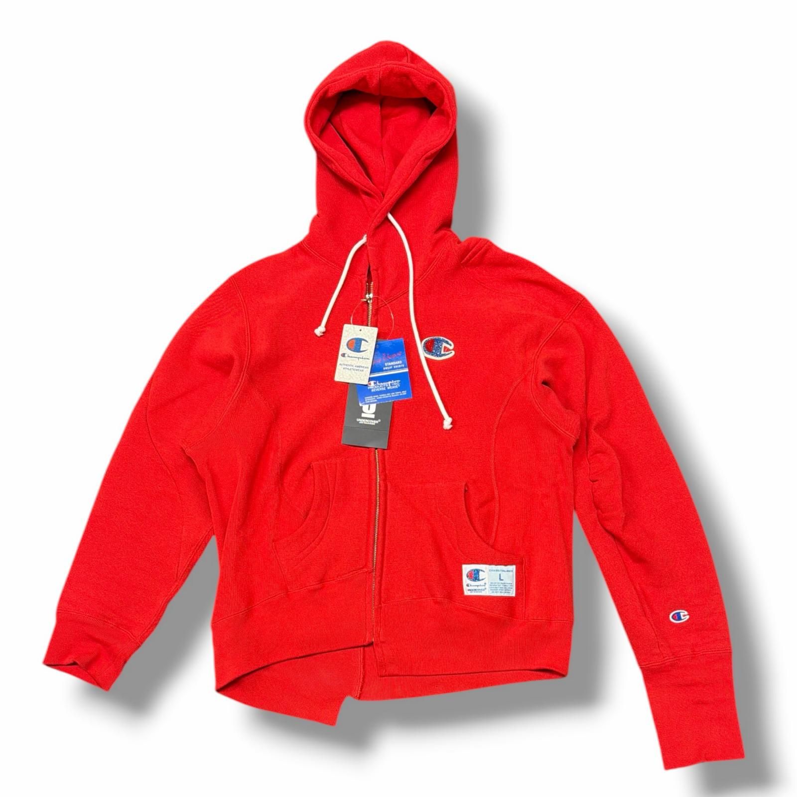 参考上代57200円 UNDERCOVER × Champion 25AW sweat zip-up parka 
