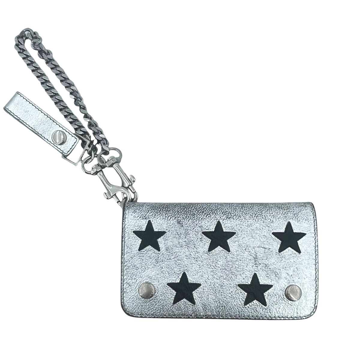 中古】 Saint Laurent サンローラン チェーンウォレット付きスター 