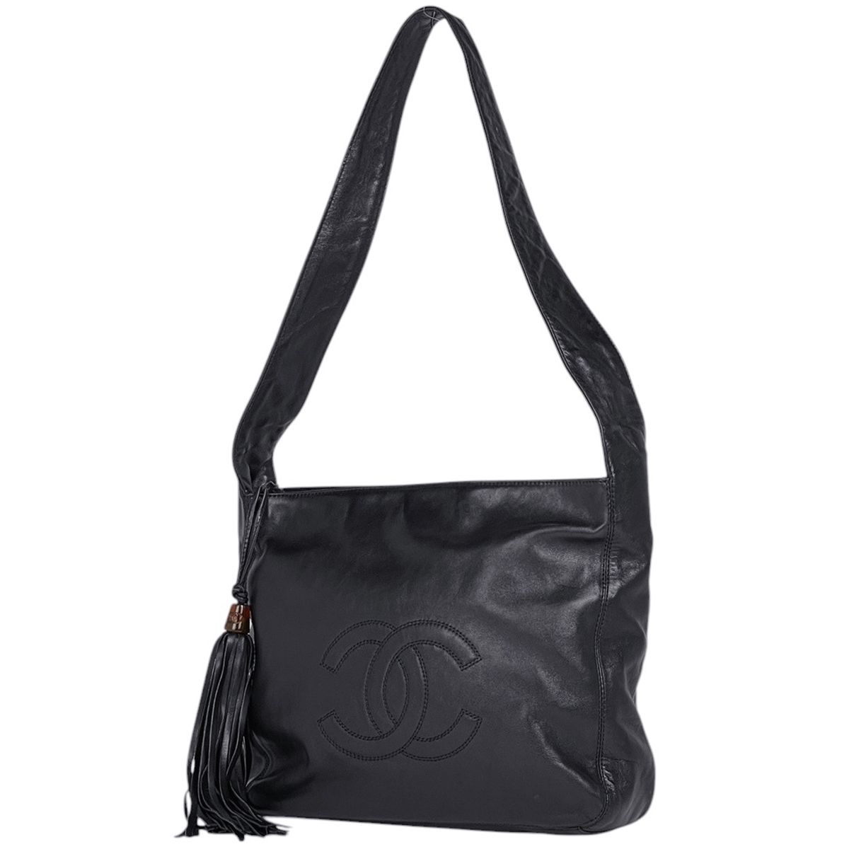 シャネル ココマーク フリンジ ショルダーバッグ レディース 【中古】 CHANEL - シャネル CHANEL ココマーク フリンジ ショルダーバッグ