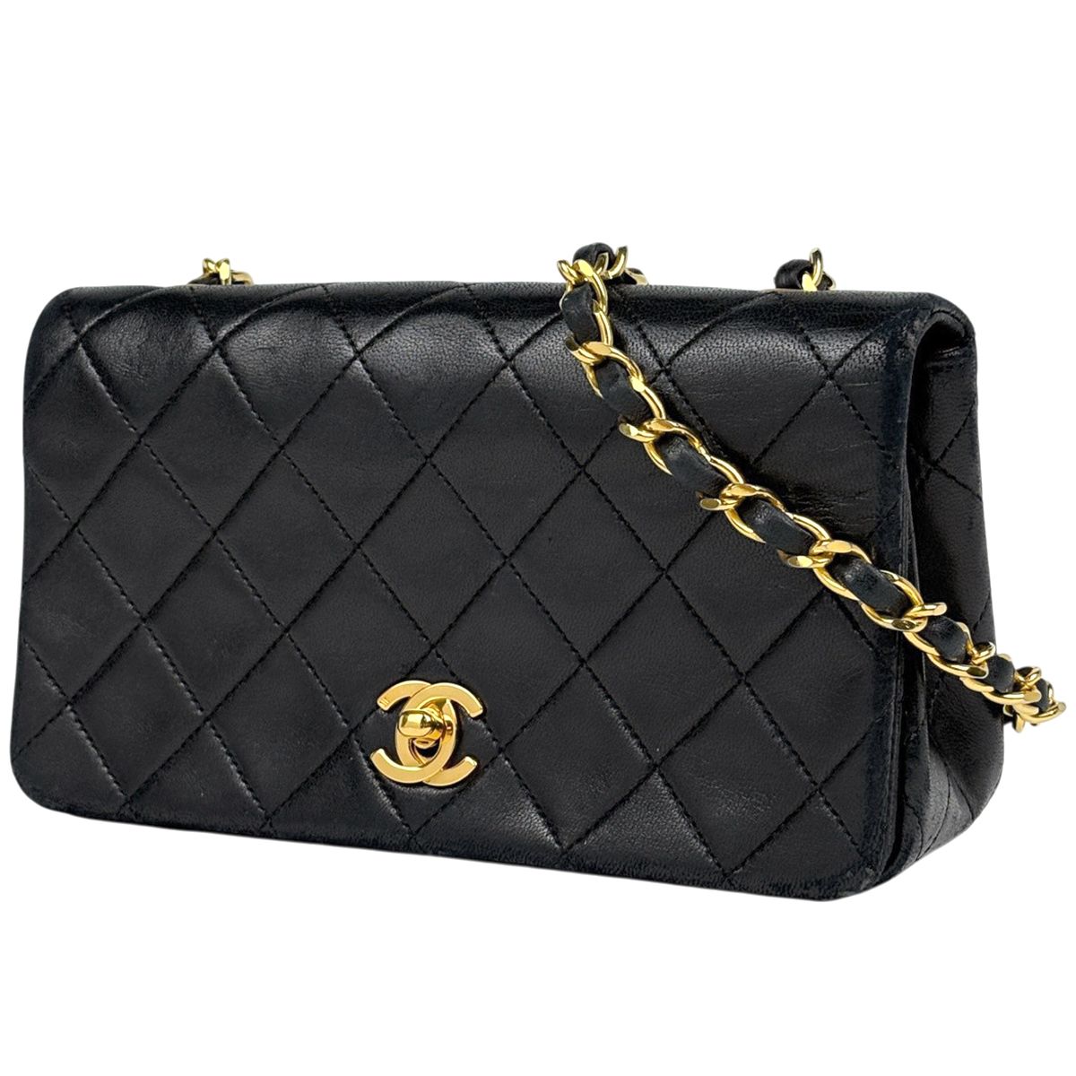 シャネル CHANEL ミニ マトラッセ シングルフラップ チェーン ココ