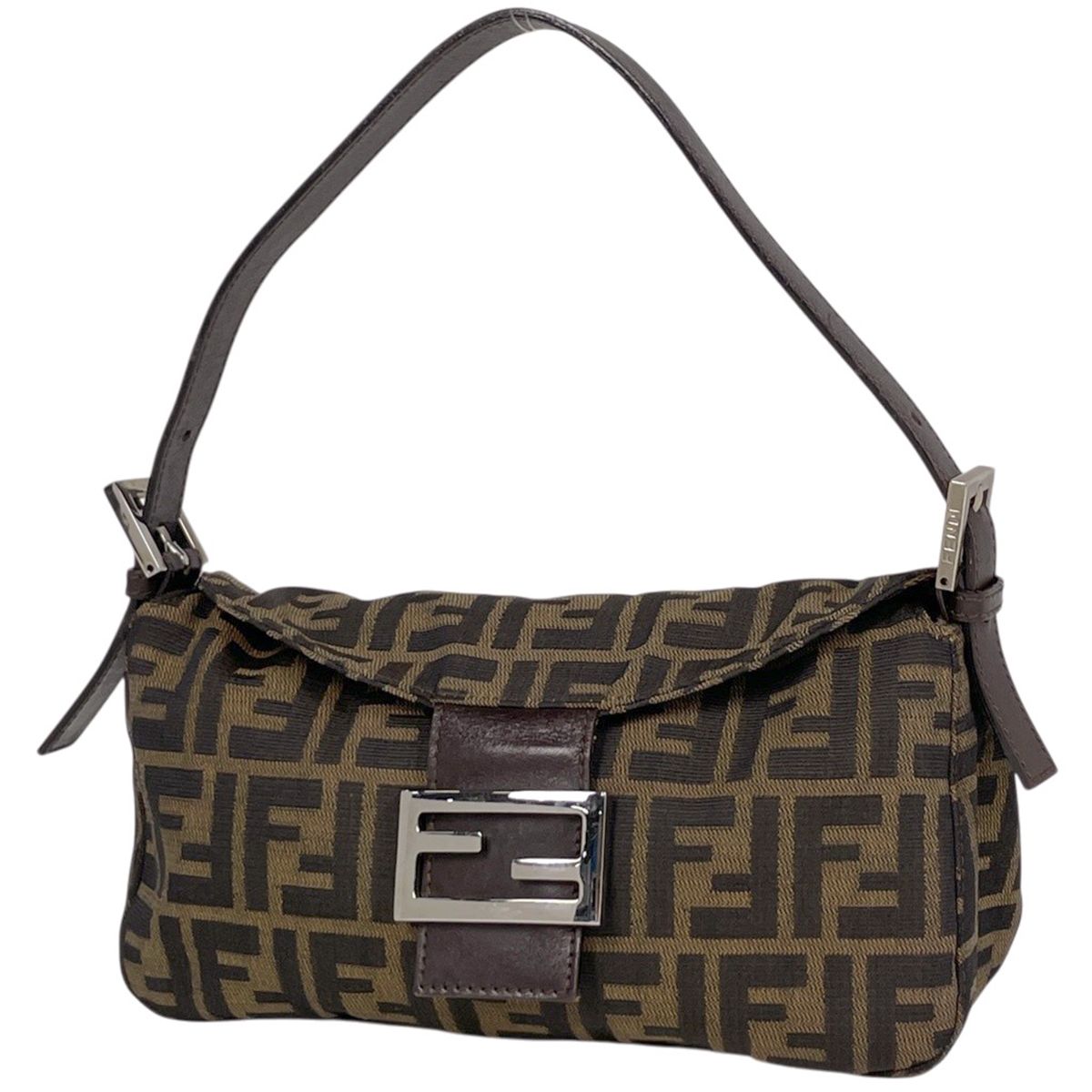 フェンディ FENDI ズッカ柄 ショルダーバッグ ハンドバッグ キャンバス