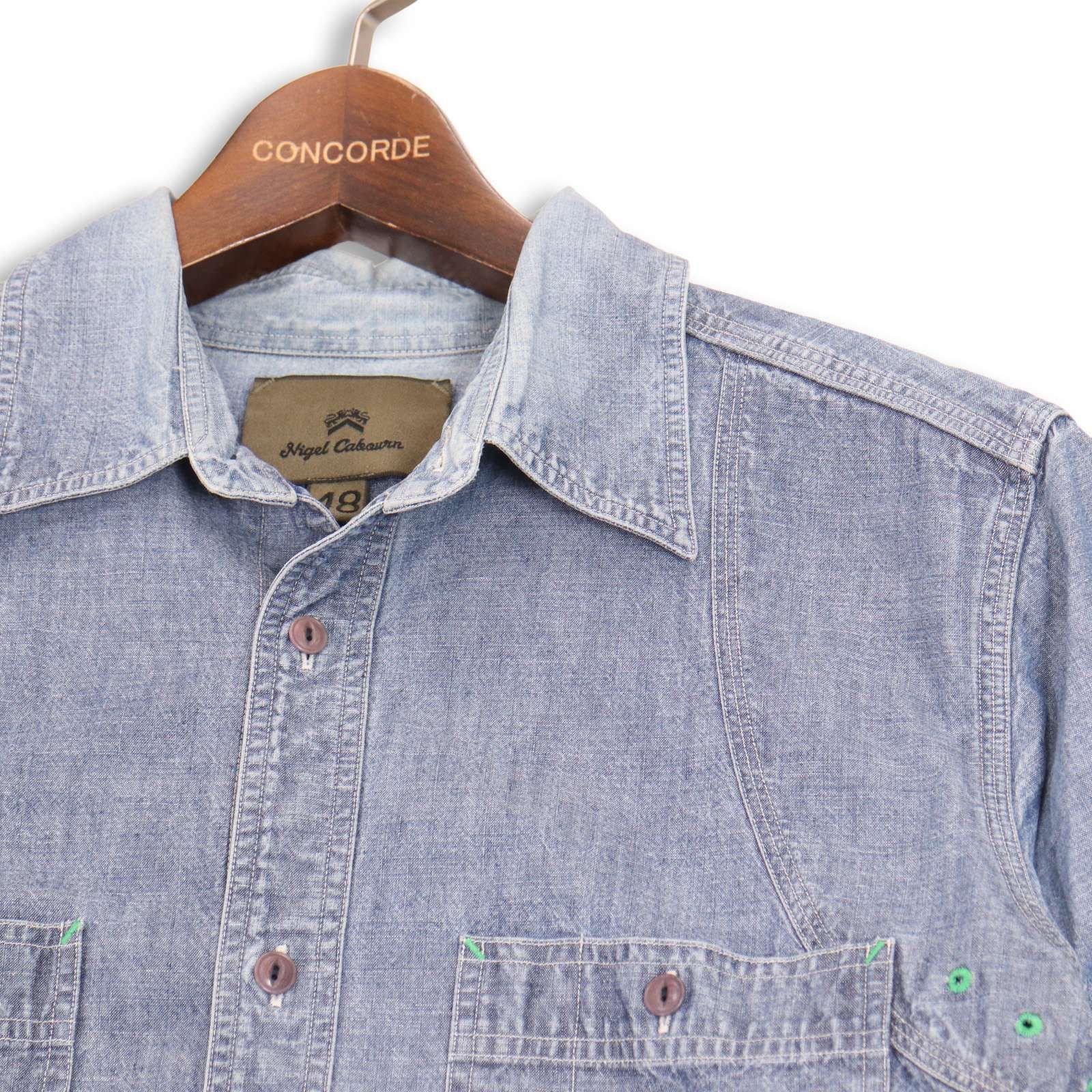 Nigel Cabourn ナイジェルケーボン 通年 ヴィンテージ加工☆ 長袖 