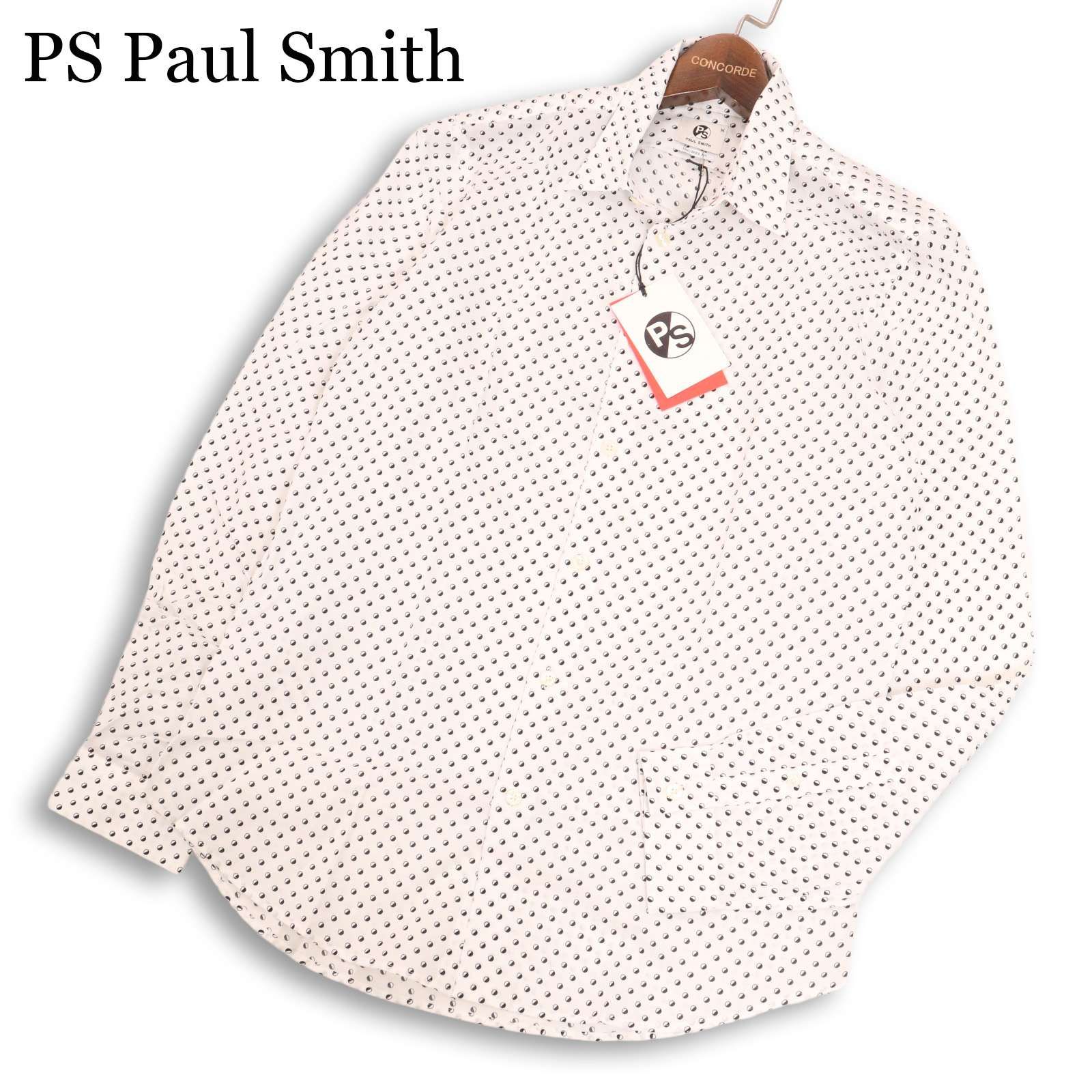 新品 未使用】 PS Paul Smith ポールスミス 通年 TAILORED FIT☆ 長袖 