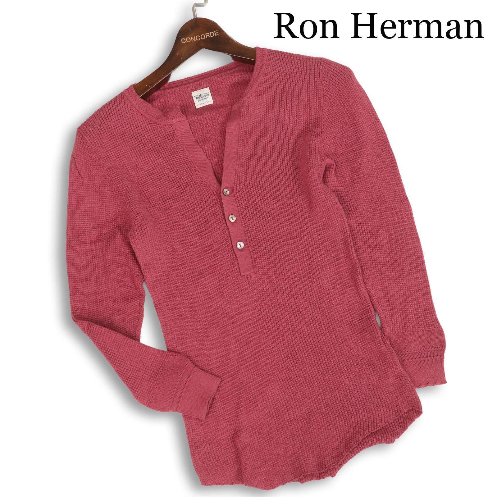 Ron Herman ロンハーマン 通年☆ 長袖 サーマル ワッフル プルオーバー