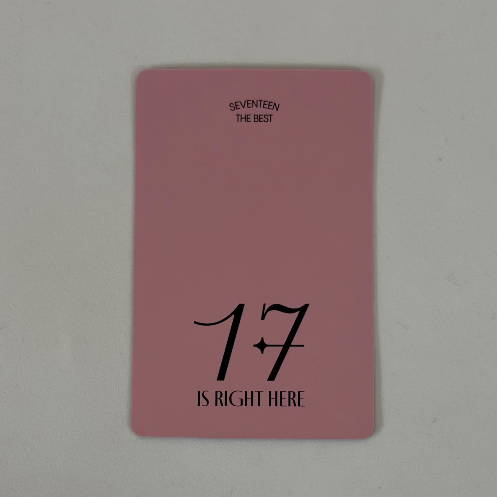 SEVENTEEN セブンティーン セブチ 一直娱 yizhiyu yzy ヨントン トレカ 