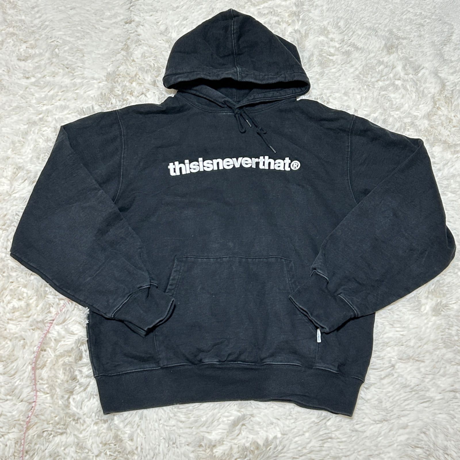 thisisneverthat ネバザ パーカー 古着 Mサイズ ブラック thisisneverthat ネバザ Mサイズ パーカー - メルカリ