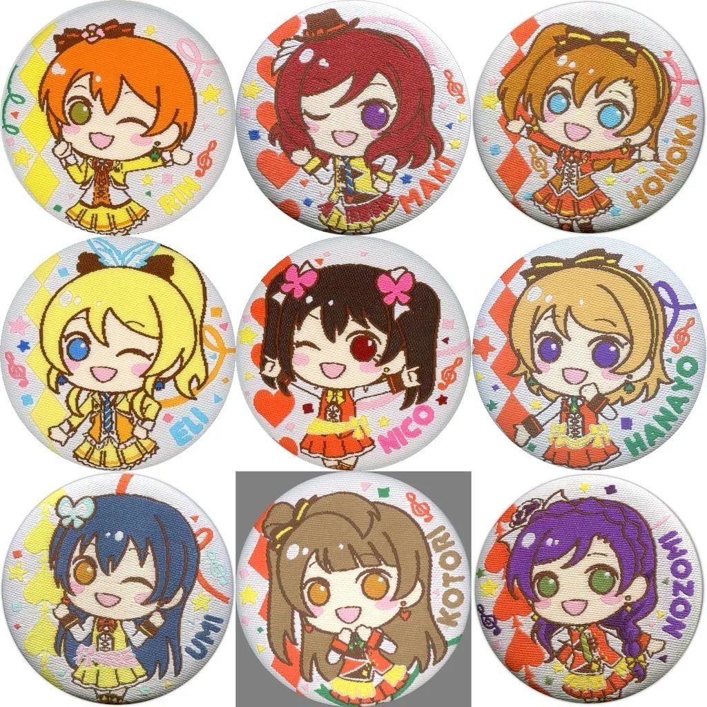 ピンズ・ピンバッジ・缶バッジ Sunny Key 中古】バッジ・ピンズ(キャラクター) 全9種セット 「ラブライブ! 刺繍