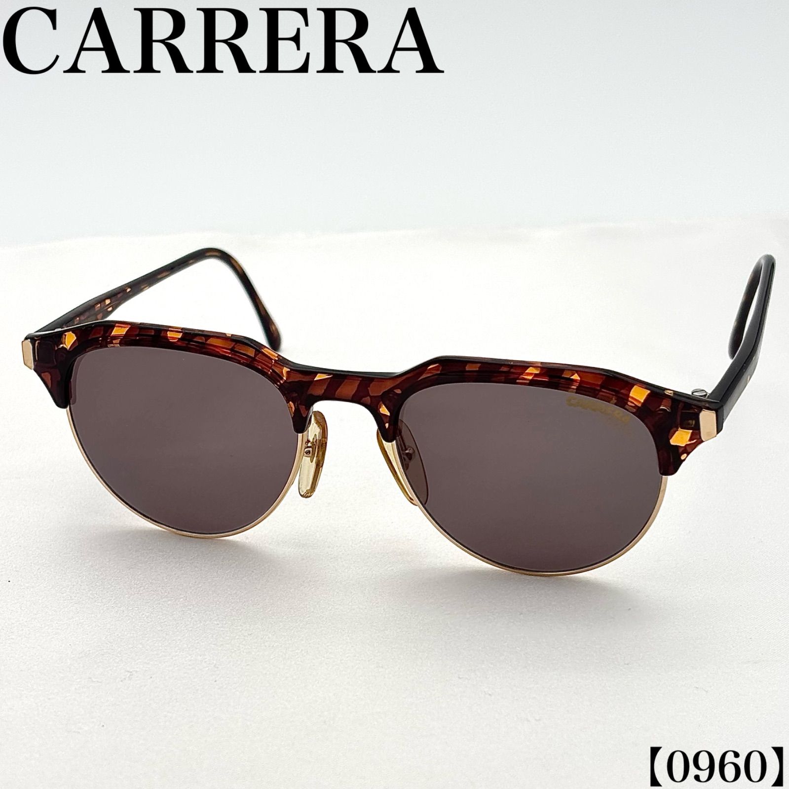 カレラ CARRERA アイウェア Eyewear サングラス Sunglasses メガネ eyeglasses メンズ レディース Men Women クリーニング済 Cleaned 00s y2k オプチル べっ甲　0960