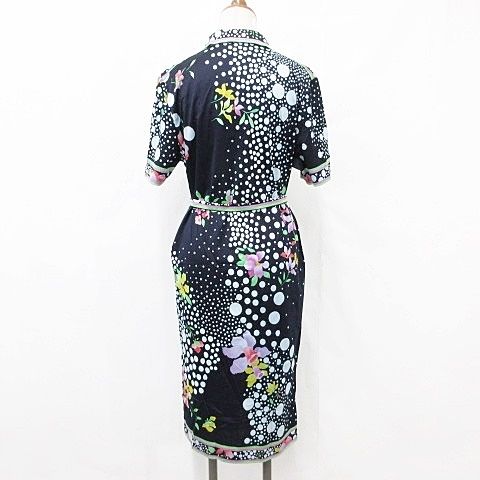 新品同様 近年 レオナール ワンピース レオナール】タイル刺繍入りワンピース | ファッション TOPICS（南館3F