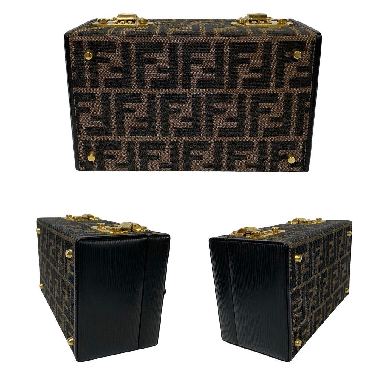 【美品】FENDI フェンディ ズッカ 2way ショルダーバッグ ヴァニティ FENDI（フェンディ） （未使用 展示品）フェンディ バゲット