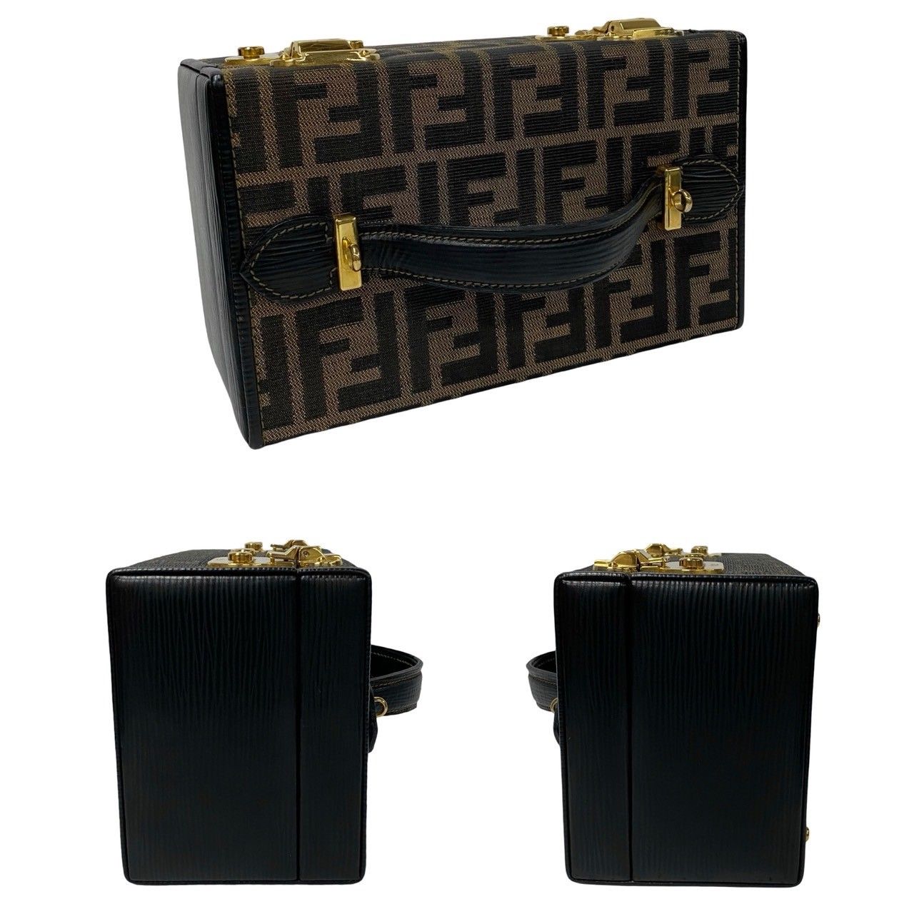 【美品】FENDI フェンディ ズッカ 2way ショルダーバッグ ヴァニティ FENDI（フェンディ） ショルダーバッグ VANITY ヴァニティ 8BS108 AAJD