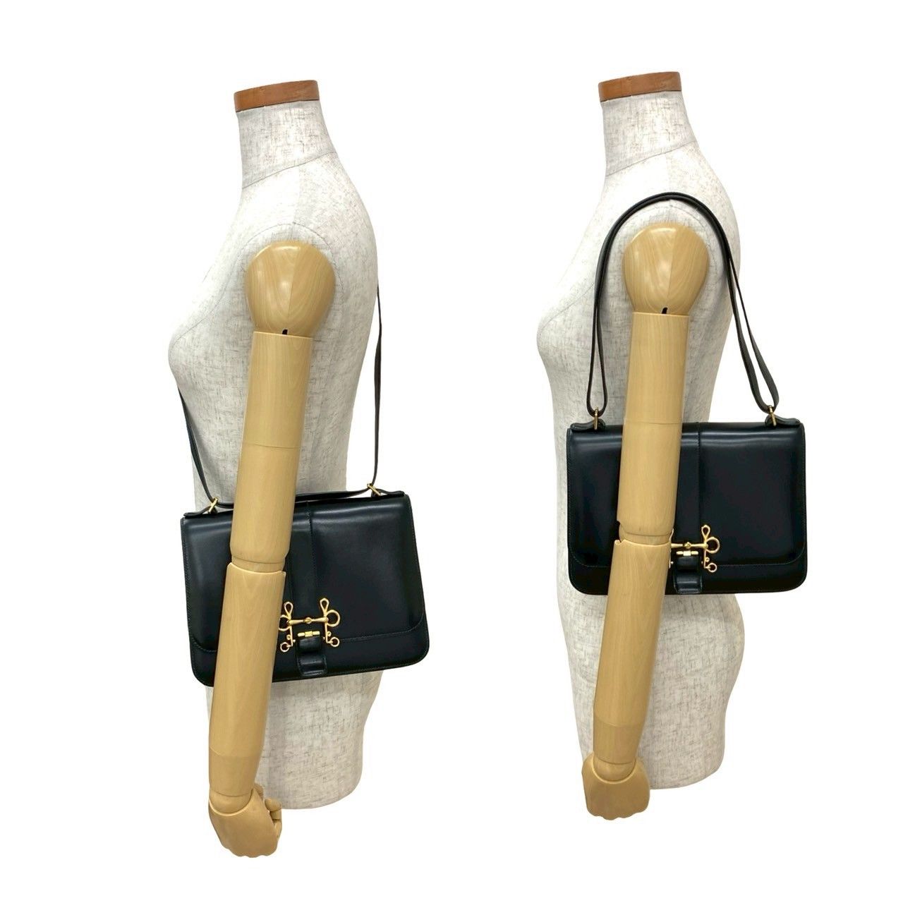 極 美品 〇K 刻印 HERMES エルメス ヴィンテージ ソローニュ ボックス 