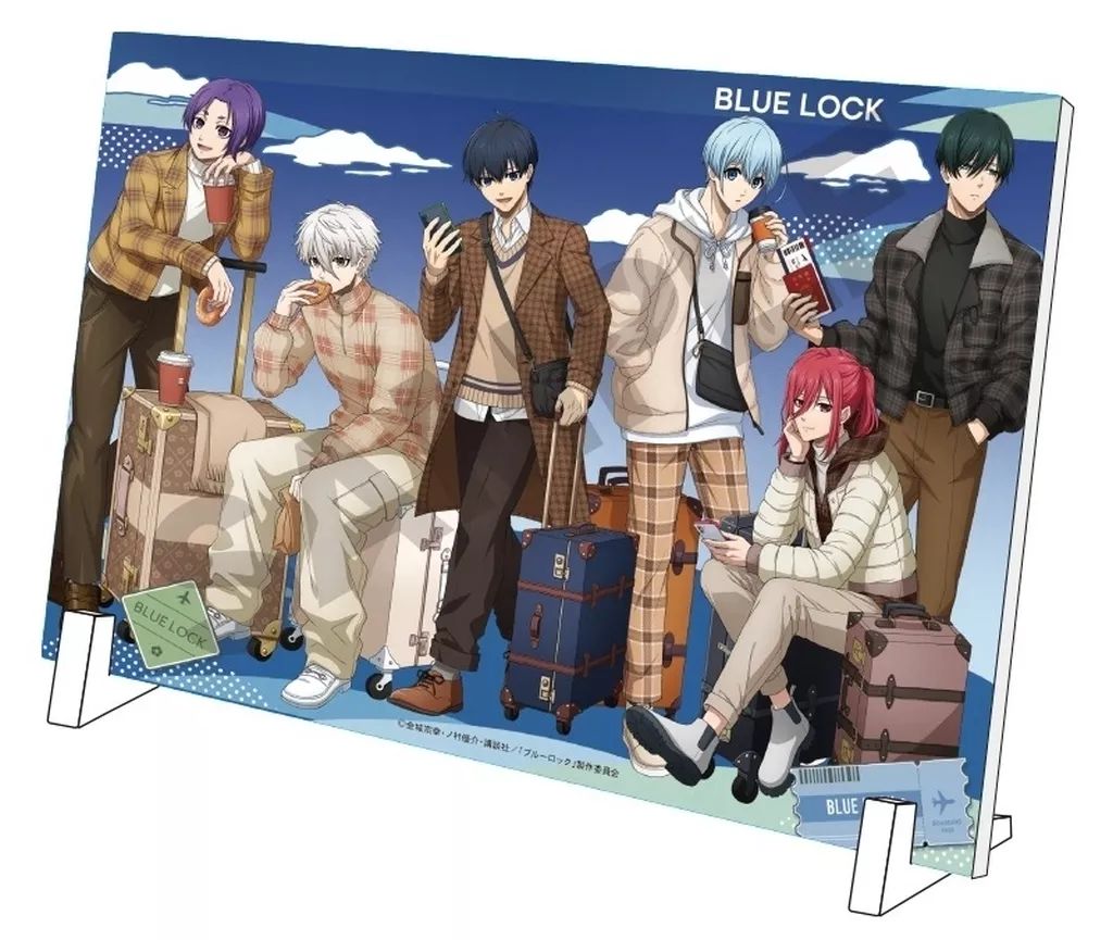 [Used] Acrylic Stand/Acrylic Panel Collection Acrylic Panel Travel “Blue Rock”