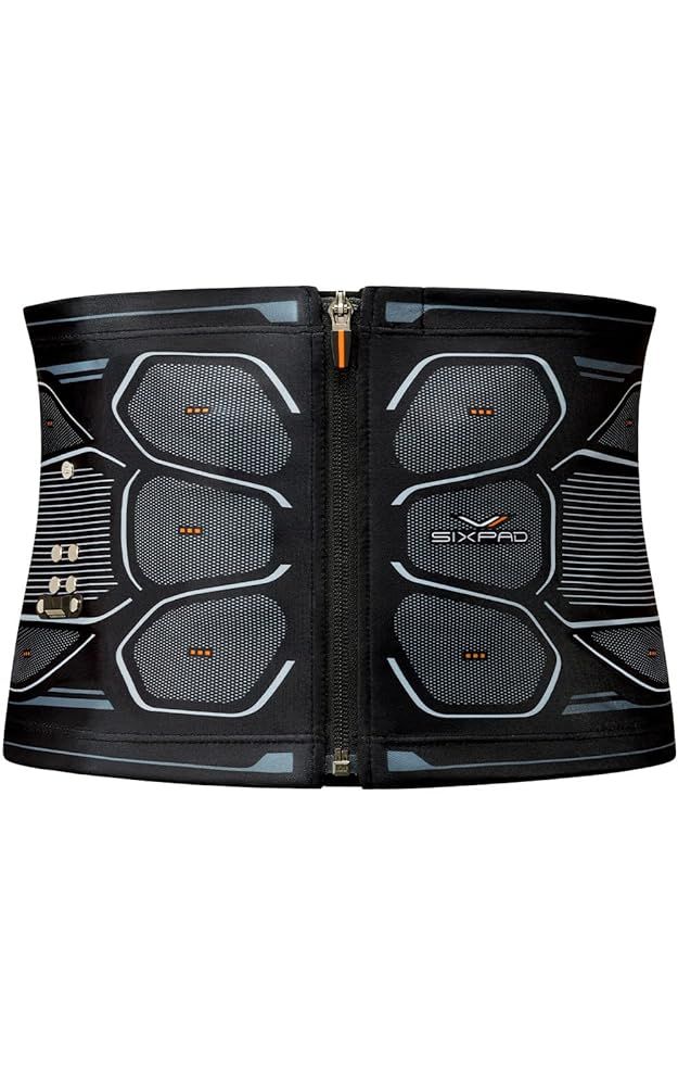【スーツ単品】SIXPAD Powersuit Core Belt 【HOME GYM対応モデル】 シックスパッド パワースーツ コアベルト（L, ブラック）