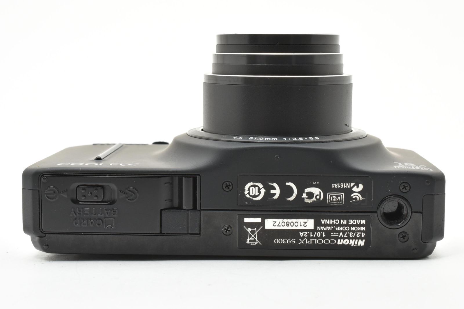 D18[7583C]6 ニコン Nikon COOLPIX S9300 ブラック - メルカリ