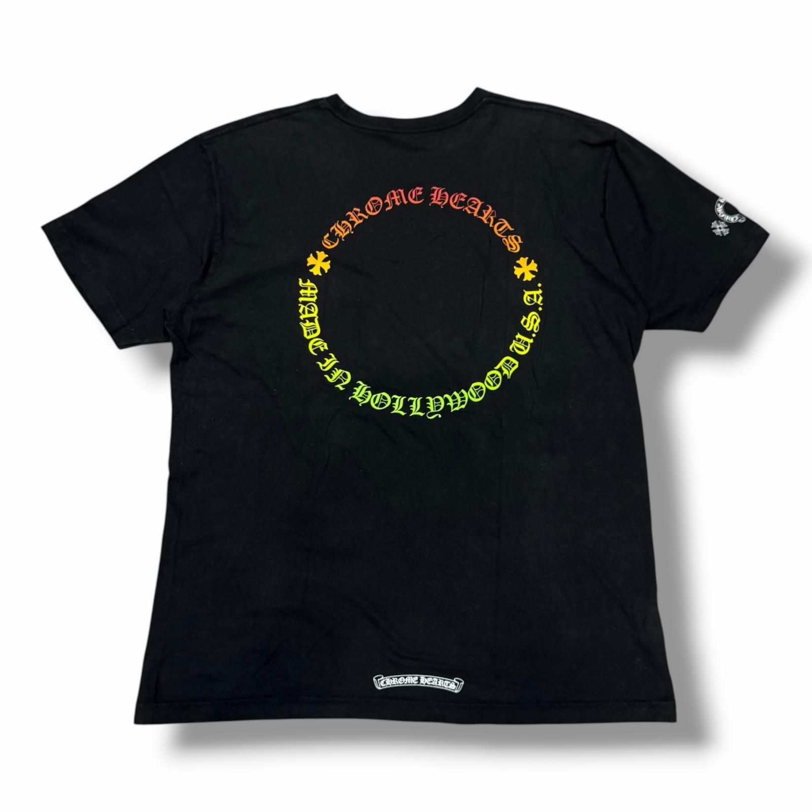 国内正規 CHROME HEARTS Circle Logo Gradation Print Tshirt サークル 