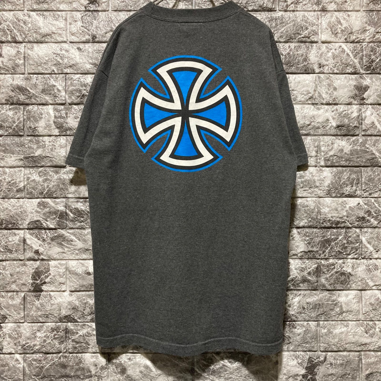 INDEPENDENT Tシャツ L インディペンデント スケーター グレー 【公式 