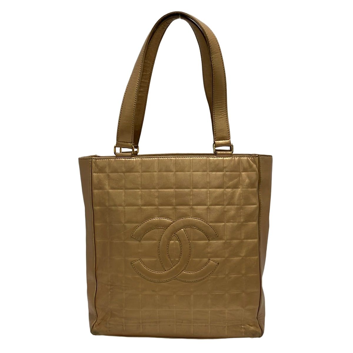 CHANEL(シャネル) ショルダーバッグ チョコバー ゴールド ココマーク CHANEL(シャネル) ショルダーバッグ チョコバー ゴールド ココマーク