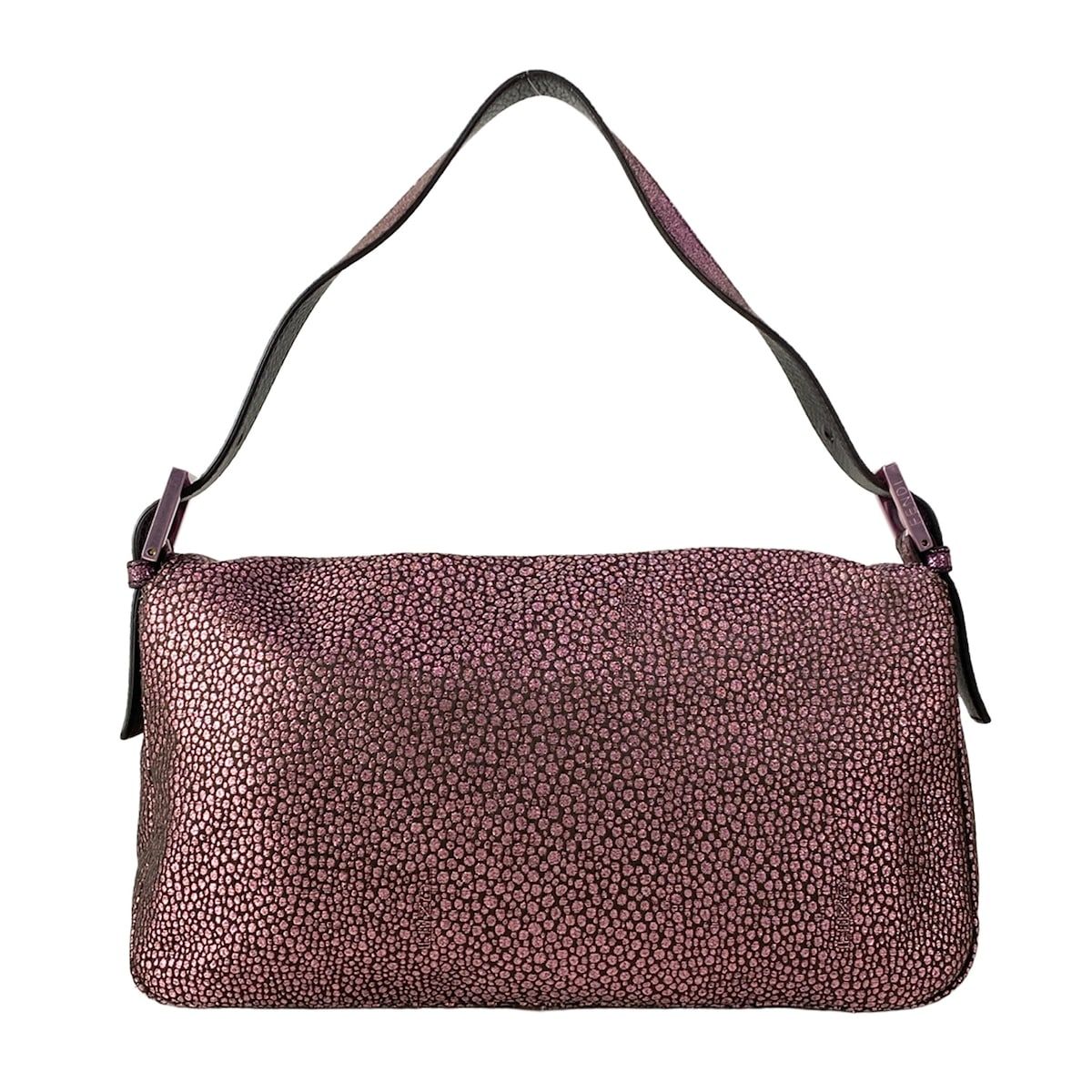 FENDI(フェンディ) ハンドバッグ美品 マンマバケット 8BR600 ピンク 
