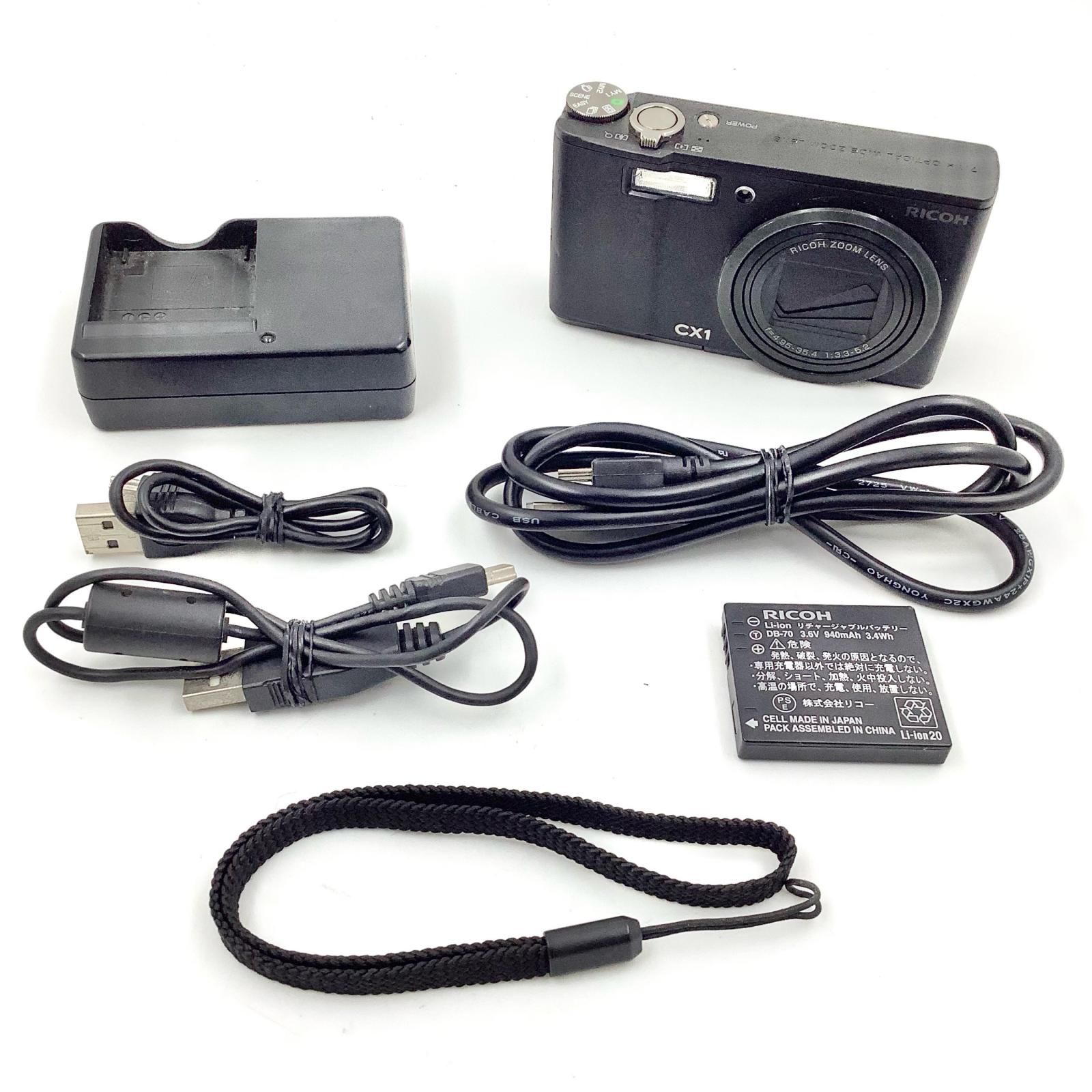 全額返金保証】【最速発送】RICOH コンパクトデジタルカメラ CX1 