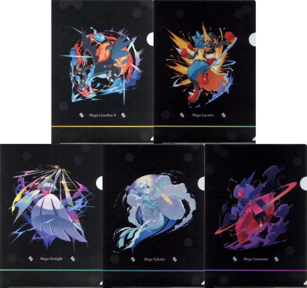 【希少◈新品未開封】 ポケットモンスター クリアファイル セット まとめ売り 中古】クリアファイル 全5種セット A4クリアファイル