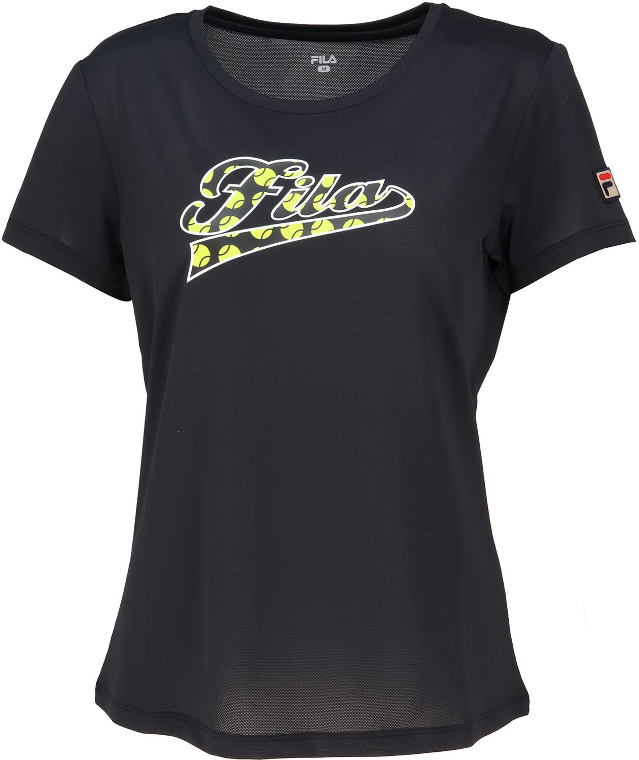 フィラ FILA テニス グラフィックTシャツ テニスウェア トップス 半袖 レディース ウィメンズ 女性 吸水速乾 UVカット ストレッチ メッシュ 紫外線対策 軽量 涼しい 春夏 CZ6SGW056 PPL パープル 4,582円