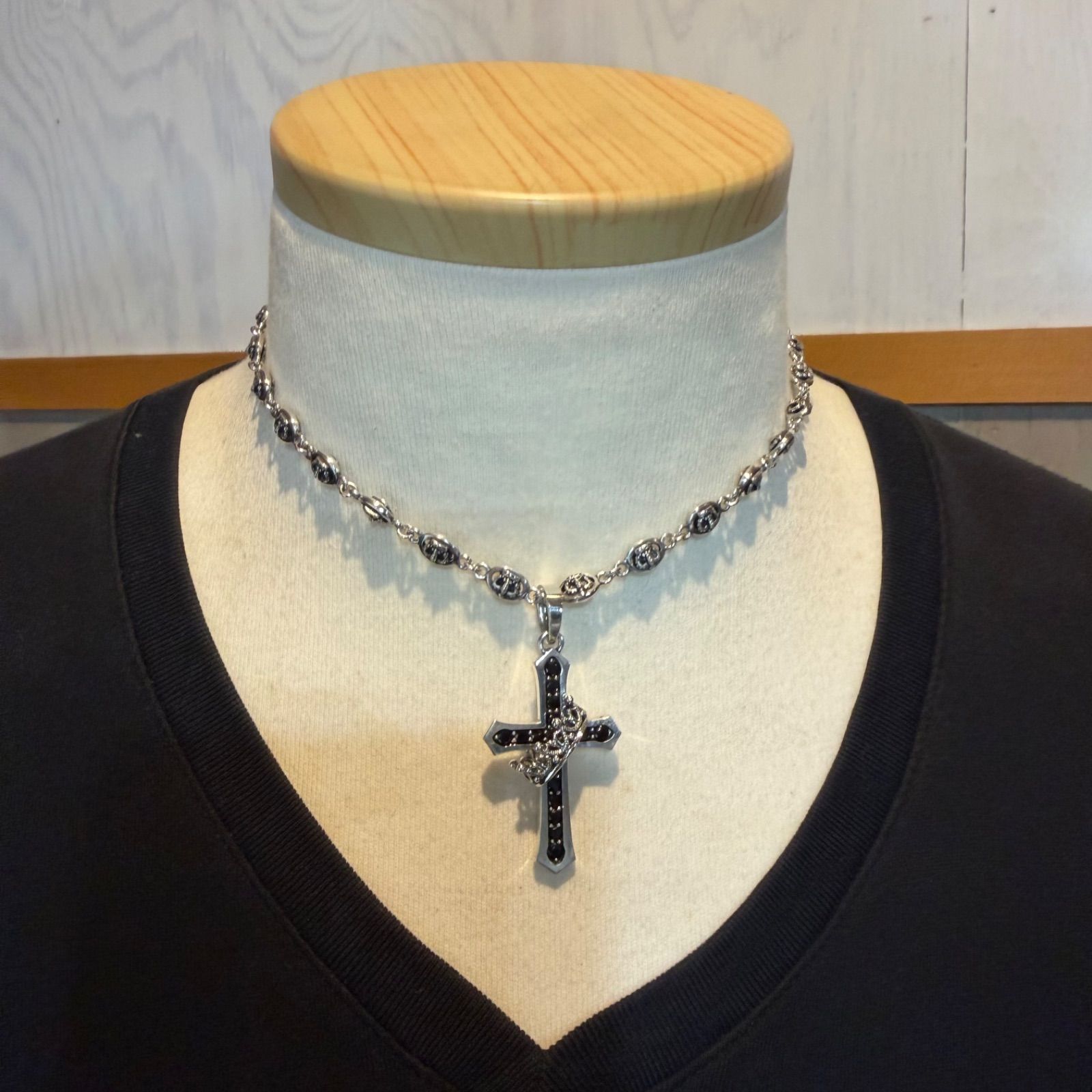 【美品】JUSTIN DAVIS ヘビークロス　チェーンネックレス JUSTIN DAVIS（ジャスティンデイビス） ジャスティンデイヴィス HEAVY