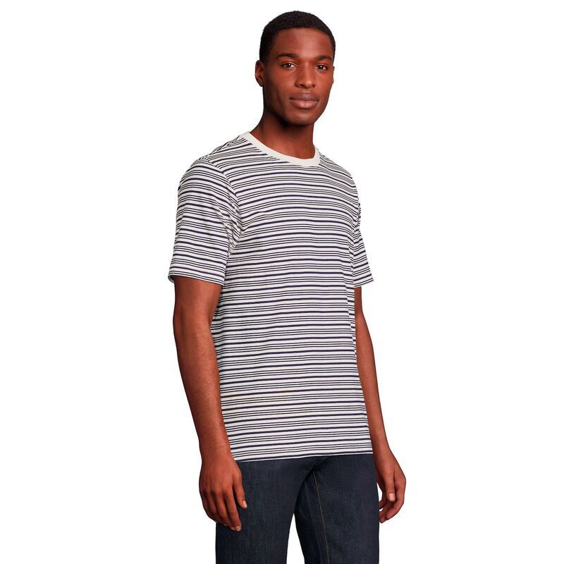 ランズエンド メンズ トップス Tシャツ Mens Lands End SuperT Short Sleeve TShirt White ホワイト