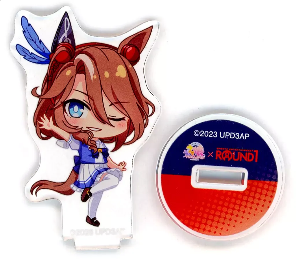 【中古】アクリルスタンド・アクリルパネル サウンズオブアース 「ウマ娘 プリティーダービー Season 3 × ROUND1 ちびキャラトレーディングアクリルスタンド」