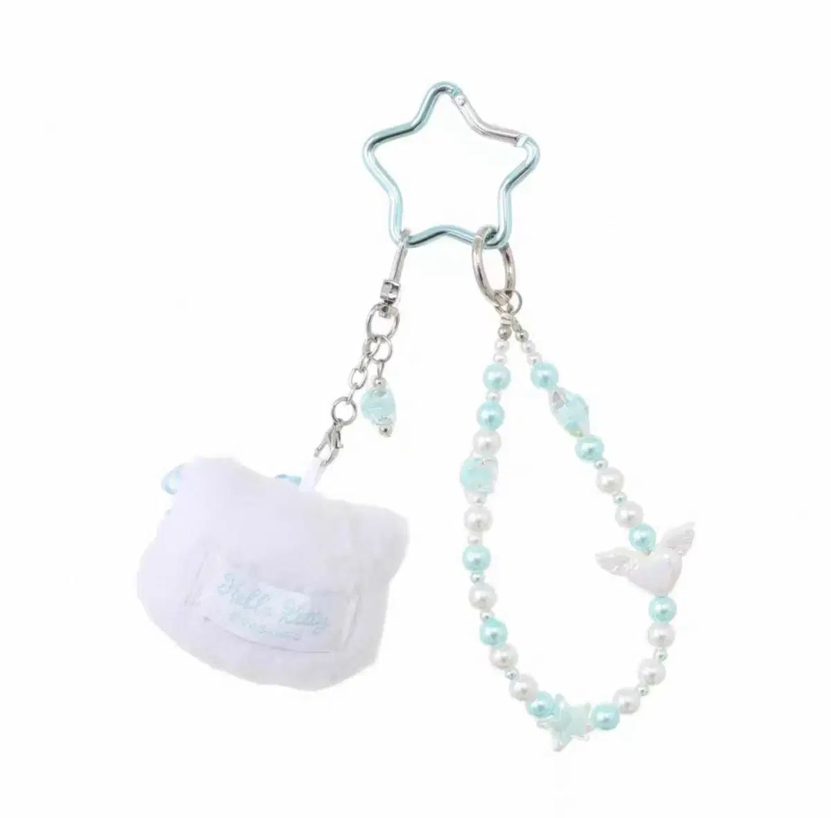 MINISO HELLOKITTY ラブリストストラップ ハローキティ星パールリボン