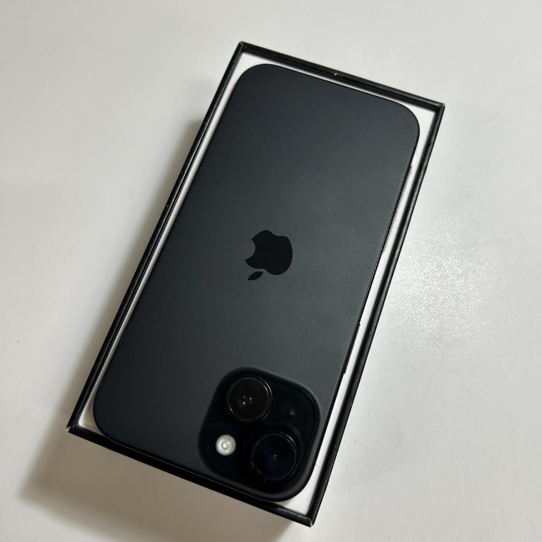 iPhone 15 128GB SIMフリー 中古 ブラック - メルカリ
