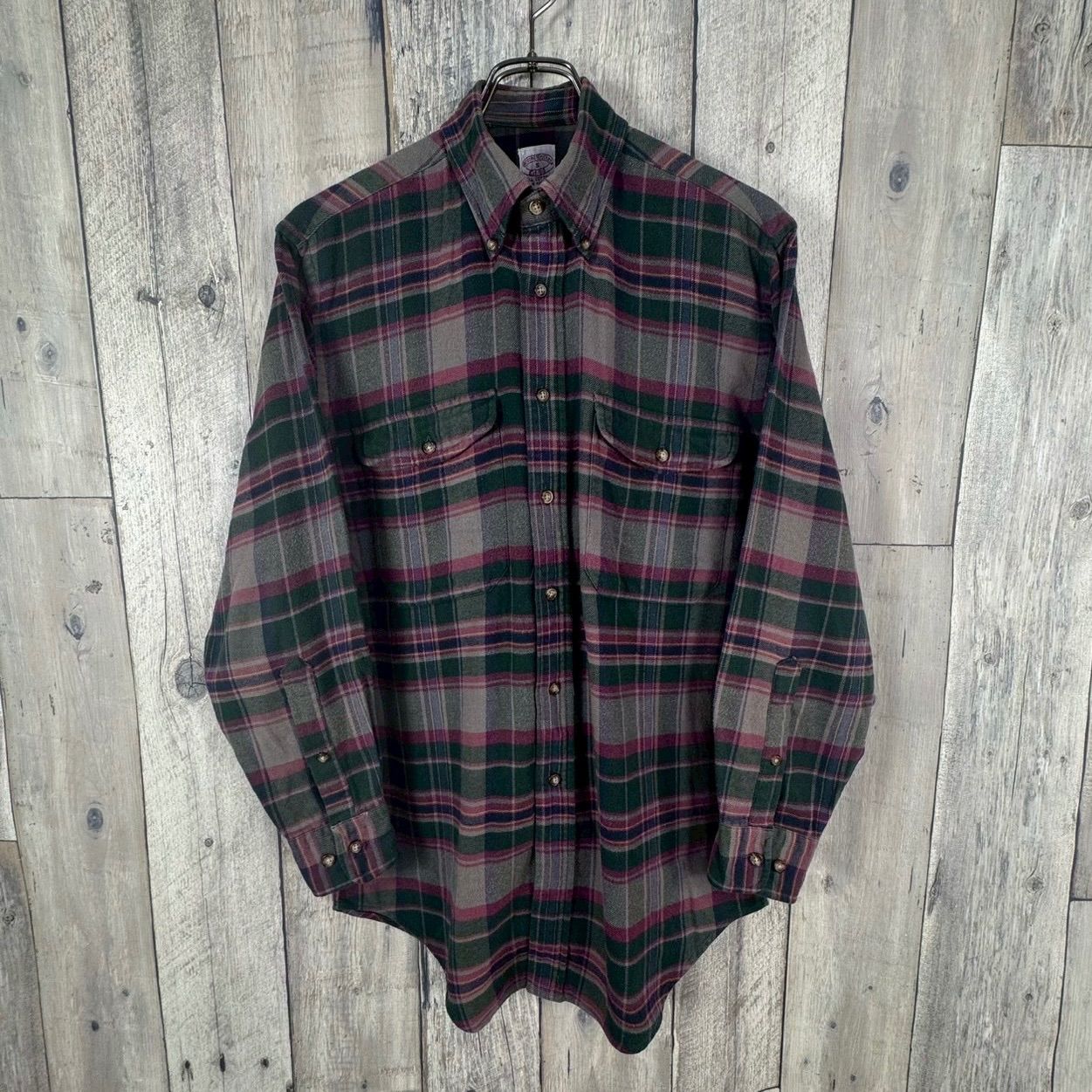 OLD Brooks Brothers 90s ブルックスブラザーズ グリーン × ネイビー