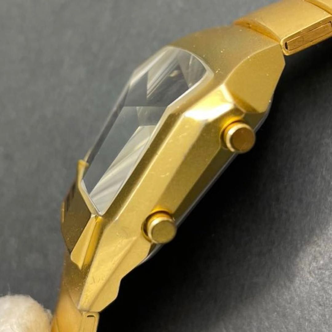 CITIZEN アナデジテンプ 三面カットガラス ゴールド 8988-Q02055（504