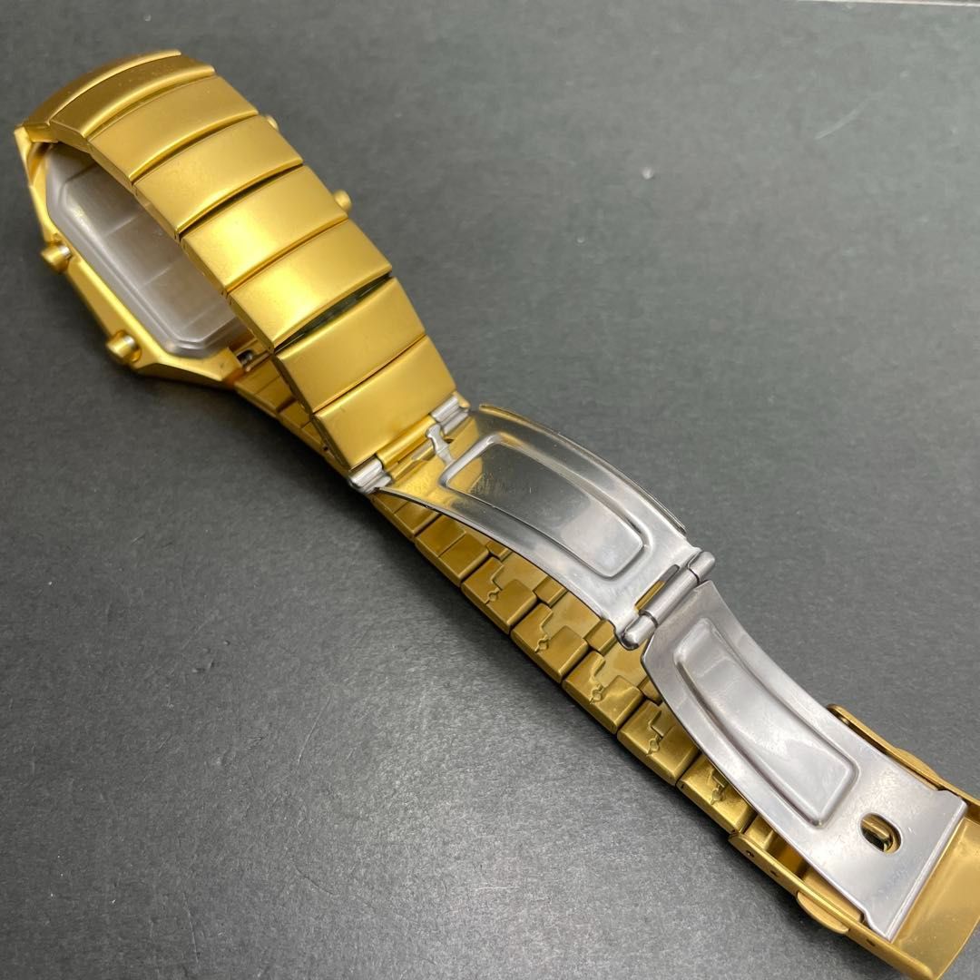 CITIZEN アナデジテンプ 三面カットガラス ゴールド 8988-Q02055（504