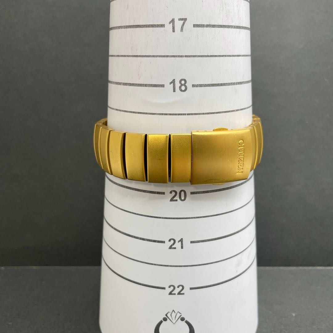 CITIZEN アナデジテンプ 三面カットガラス ゴールド 8988-Q02055（504
