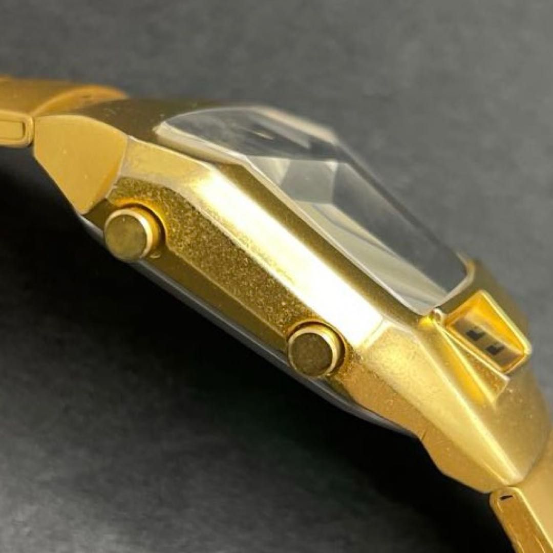 CITIZEN アナデジテンプ 三面カットガラス ゴールド 8988-Q02055（504