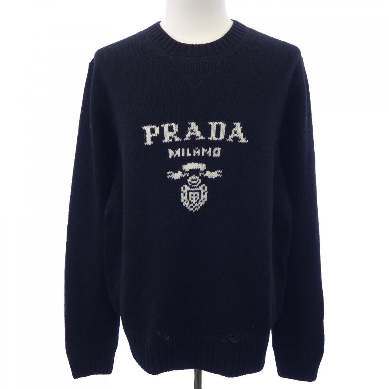プラダ PRADA ウール×カシミヤクルーネックセーター UMB223 S211 1YMW 