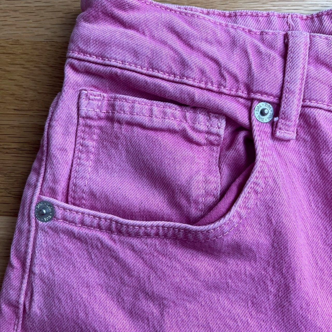 ZARA ザラ デニムパンツ ジーンズ ピンク 40サイズ 古着 Y2K 