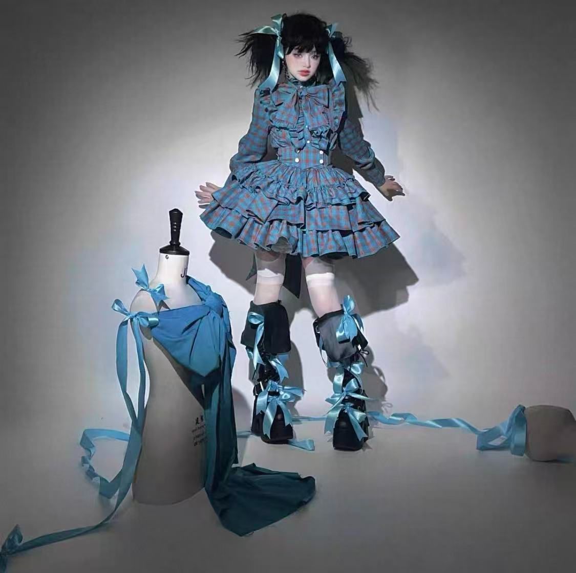 即納♡ CATCOCOONクラシカルドール 長袖 セットアップ 黒　SM 即納]CATCOCOONクラシカルドール 長袖 セットアップ 黒 - メルカリ
