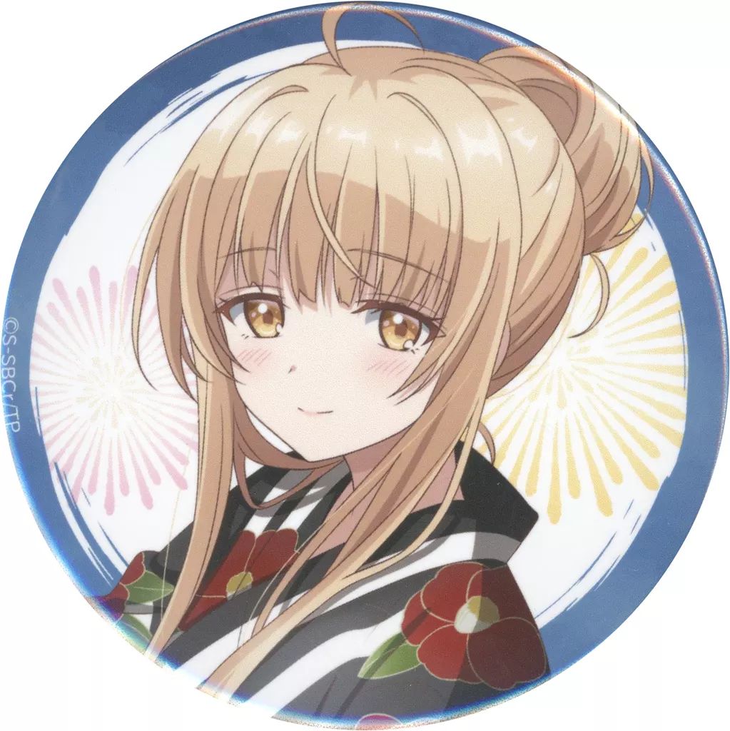 中古】バッジ・ビンズ 椎名真昼 線香花火Ver. A 75mm缶バッジ 