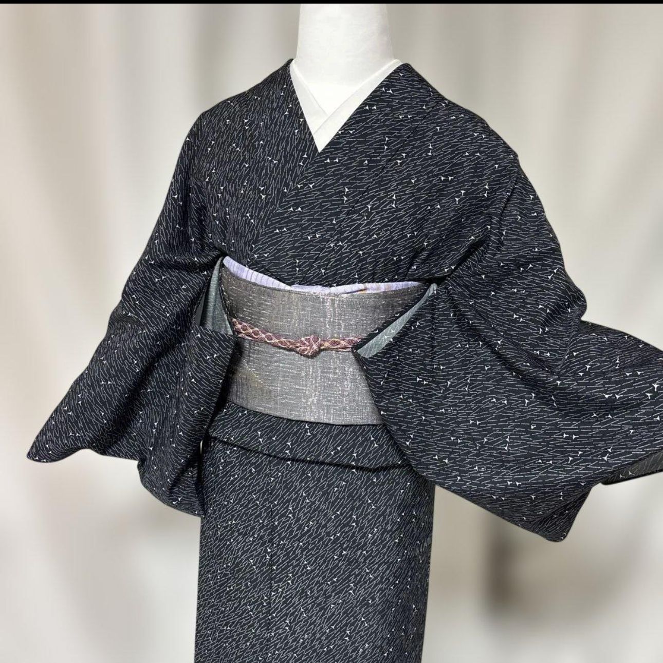 きもの英 江戸小紋 単衣 フルセット 最高級洗える着物 夏帯 夏小物 た 